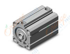 SMC NCDQ8B150-150-M9PL compact cylinder, ncq8, COMPACT CYLINDER