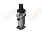 SMC AWM40-N04E-2JZ mist separator/regulator, FILTER/REGULATOR, W/MICRO MIST SEPARATOR