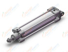 SMC C96SDD50-200C cylinder, tie rod, ISO TIE ROD CYLINDER