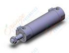 SMC CBG1BN50-100-WN cbg1, end lock cylinder, ROUND BODY CYLINDER