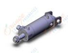 SMC CDBG1DA50-50-RL cbg1, end lock cylinder, ROUND BODY CYLINDER