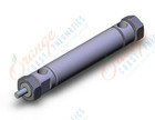 SMC NCME088-0250C-X6009B ncm, air cylinder, ROUND BODY CYLINDER