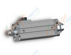 SMC CBQ2D20-25DCM-RN cyl, compact, locking, COMPACT CYLINDER