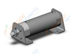 SMC CDG3LN32-50 cylinder, ROUND BODY CYLINDER