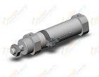 SMC CDM3BZ25-50-A90LS-C cyl, air, short type, auto sw capable, ROUND BODY CYLINDER