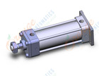 SMC NCDA1KG250-0500-X119US cylinder, nca1, tie rod, TIE ROD CYLINDER