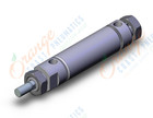 SMC NCDME125-0200C-X6009A ncm, air cylinder, ROUND BODY CYLINDER