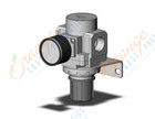 SMC AR40-F04BG-1-B regulator, REGULATOR, MODULAR F.R.L.