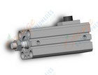 SMC CDBQ2B20-20DCM-HN cyl, compact, locking, sw capable, COMPACT CYLINDER