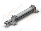 SMC CDM2L25TN-100AZ-W cylinder, air, ROUND BODY CYLINDER