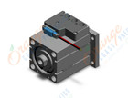 SMC CVQG50-40-M9P-5MN compact cylinder with solenoid valve, COMPACT CYLINDER W/VALVE