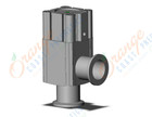 SMC XLA-25-2M9NA aluminum, high vacuum angle valve, HIGH VACUUM VALVE