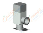 SMC XLD-40L-M9PA aluminum, high vacuum angle valve, HIGH VACUUM VALVE