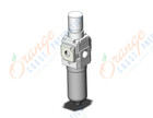SMC AW20-02C-6-B filter/regulator, FILTER/REGULATOR, MODULAR F.R.L.