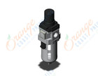 SMC AWM40-N04E-WZ mist separator/regulator, FILTER/REGULATOR, W/MICRO MIST SEPARATOR