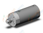 SMC CDG3BN63-75 air cylinder, ROUND BODY CYLINDER