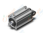 SMC CDQ2DS40TN-40DCZ compact cylinder, cq2-z, COMPACT CYLINDER