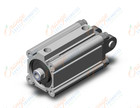 SMC CDQ2DS40TN-40DCZ-A93L compact cylinder, cq2-z, COMPACT CYLINDER