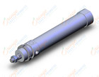 SMC C76KY40-100S cylinder, air, non-rotating, ISO ROUND BODY CYLINDER, C75, C76