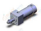 SMC CD76RBF32-25-B cylinder, air, direct mount, ISO ROUND BODY CYLINDER, C75, C76