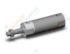 SMC CDG1KZN25-25Z cg1, air cylinder, ROUND BODY CYLINDER