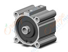 SMC NCQ2A100-40DCZ-XC6 compact cylinder, ncq2-z, COMPACT CYLINDER