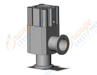 SMC XLA-25-2A93A aluminum, high vacuum angle valve, HIGH VACUUM VALVE