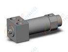 SMC CDM2RA40-25FZ cylinder, air, ROUND BODY CYLINDER