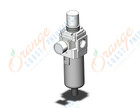 SMC AW40K-N06DG-12Z-B filter/regulator, FILTER/REGULATOR, MODULAR F.R.L.