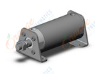SMC CDG1LN100-150Z cg1, air cylinder, ROUND BODY CYLINDER