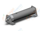 SMC CDG3LN32-100 cg3, air cylinder short type, ROUND BODY CYLINDER
