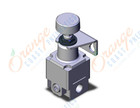 SMC IR1000-N01B-T precision regulator, REGULATOR, PRECISION