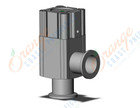 SMC XLA-25-2M9NB aluminum, high vacuum angle valve, HIGH VACUUM VALVE