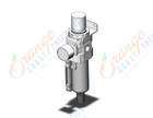 SMC AW30K-N02BDM-8Z-B filter/regulator, FILTER/REGULATOR, MODULAR F.R.L.