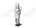 SMC AW60K-N10BDE-8Z-B filter/regulator, FILTER/REGULATOR, MODULAR F.R.L.