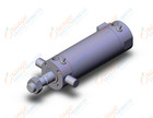 SMC CDBG1UA50-75-HN cbg1, end lock cylinder, ROUND BODY CYLINDER