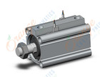 SMC CDQ2B40-45DCMZ-M9BWVL compact cylinder, cq2-z, COMPACT CYLINDER