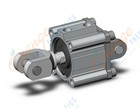 SMC CDQ2D80-20DMZ-W-M9PSAPC compact cylinder, cq2-z, COMPACT CYLINDER