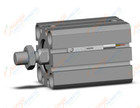 SMC CDQSB20-20DCM-M9BWLS cylinder, compact, COMPACT CYLINDER