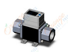 SMC PF3W740-N04-CN-FR 3-color digital flow siwtch for water, DIGITAL FLOW SWITCH, WATER, PF3W