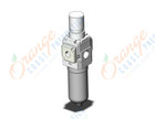 SMC AW20-N02C-6Z-B filter/regulator, FILTER/REGULATOR, MODULAR F.R.L.