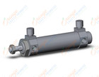 SMC CBM2B40-75-WL cylinder, air, ROUND BODY CYLINDER