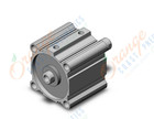 SMC CDQ2WB160-75DCZ compact cylinder, cq2-z, COMPACT CYLINDER