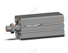 SMC CDQSB25-50DM-A93S cylinder, compact, COMPACT CYLINDER