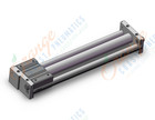 SMC CY1SG40-450Z-M9BW cy1s, magnet coupled rodless cylinder, RODLESS CYLINDER