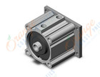 SMC NCQ2G100-50DZ compact cylinder, ncq2-z, COMPACT CYLINDER