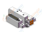 SMC SS0751-02N1N7FD1 slim compact bar base, 3 PORT SOLENOID VALVE