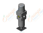 SMC AW20-F02-N-A filter/regulator, FILTER/REGULATOR, MODULAR F.R.L.