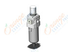 SMC AW40-03DE3-R-B filter/regulator, FILTER/REGULATOR, MODULAR F.R.L.
