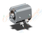 SMC CDQ2B25-10DZ-L-M9BVL compact cylinder, cq2-z, COMPACT CYLINDER